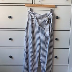 Black & White Striped Pants, Unused
